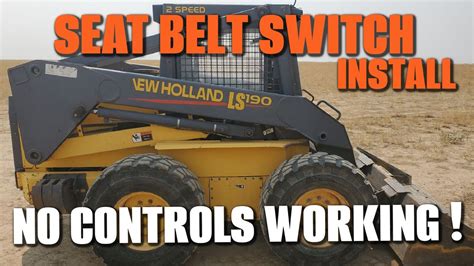 cat skid steer seat switch|youtube skid steer seat switch.